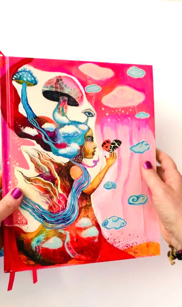 Truth Teller, Large size hand-painted Journal