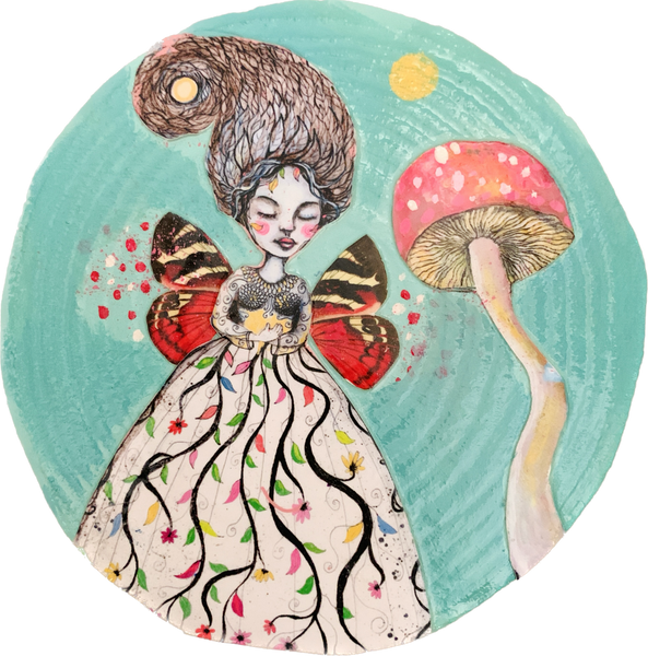 Land of Magic, original mini painting