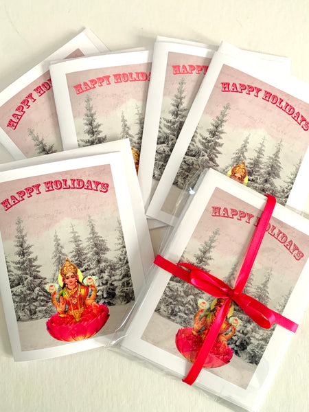 Namaste, Happy Holidays, Card Set