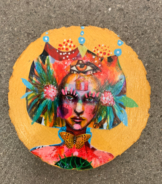 All Seeing Feminine, original mini painting
