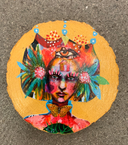 All Seeing Feminine, original mini painting