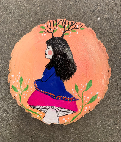 Soul Reflection, original mini painting