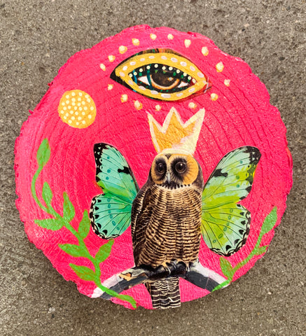 With Love, original mini painting