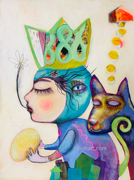 Holding Goodness, original painting