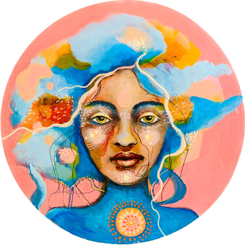 Weaver of the a World, original painting