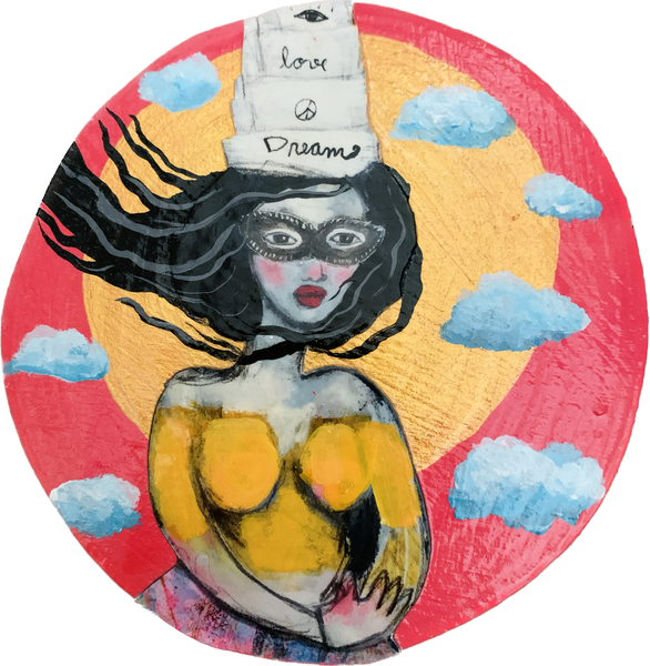 Dream World, original mini painting