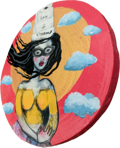 Dream World, original mini painting