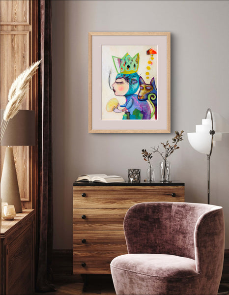 Holding Goodness, original painting