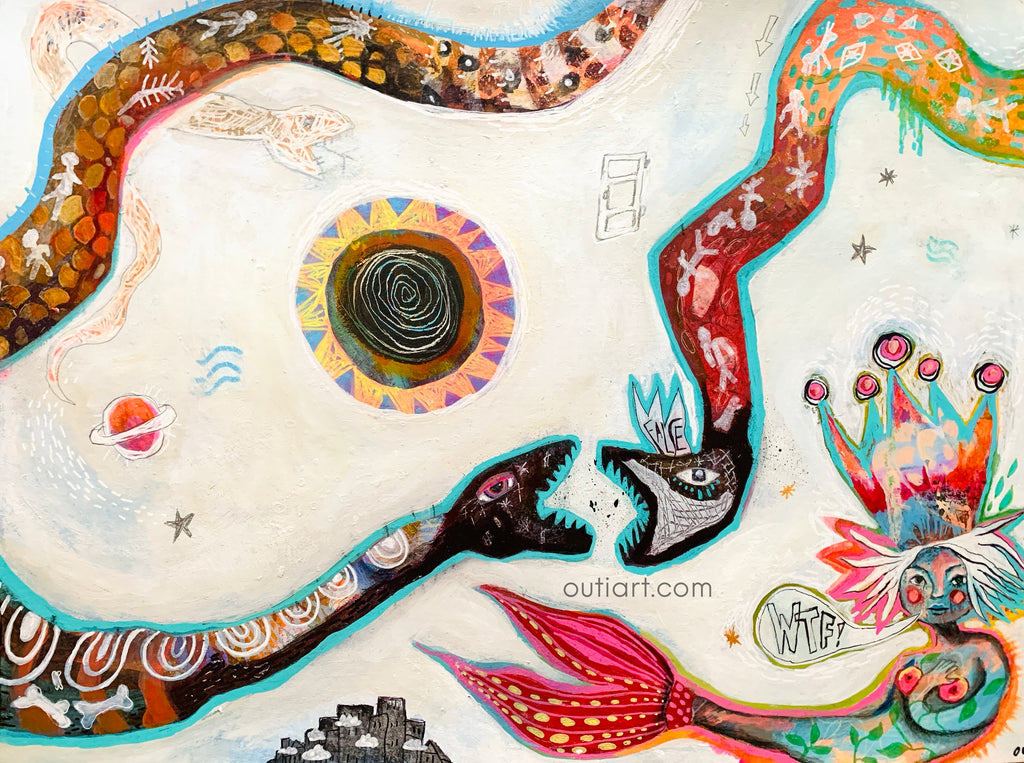 Night Before Matriarchy, original painting