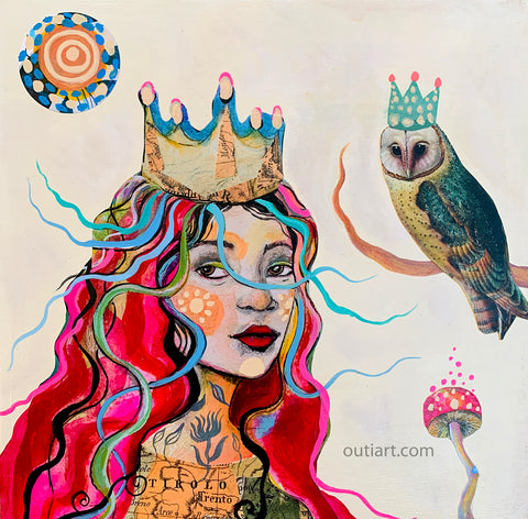 Magicians, original painting.