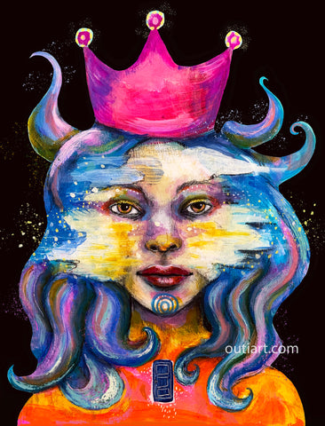Queen of Breaking The Spell, print