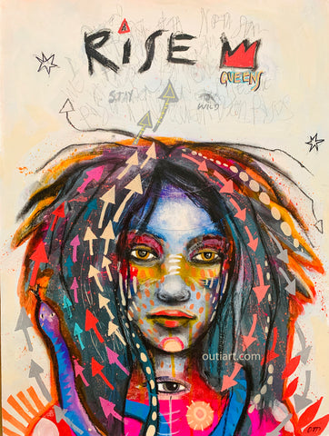 Rise, original painting