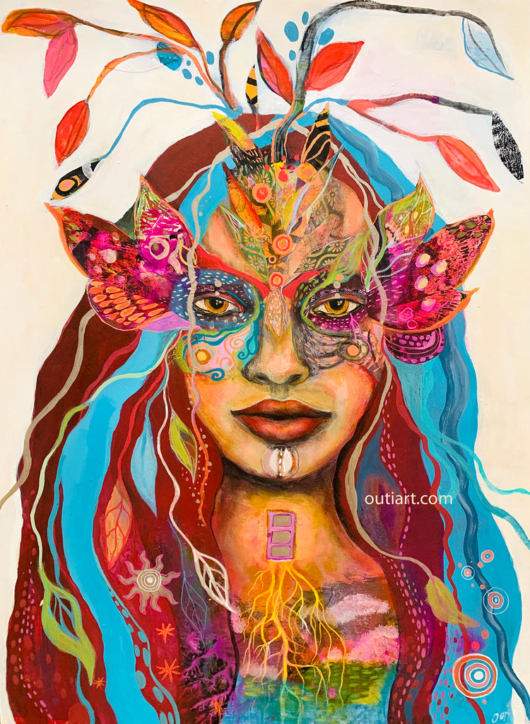 Woven with Wildness, print