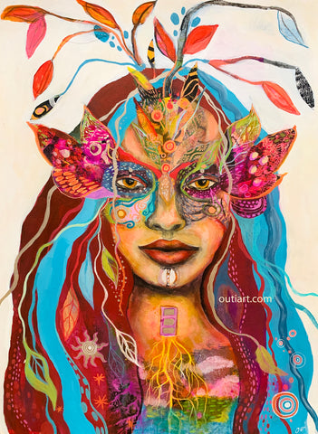 Woven with Wildness, print