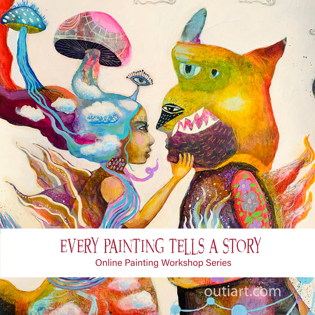 Jan 2026 Every Painting Tells a Story, Online Painting Workshop