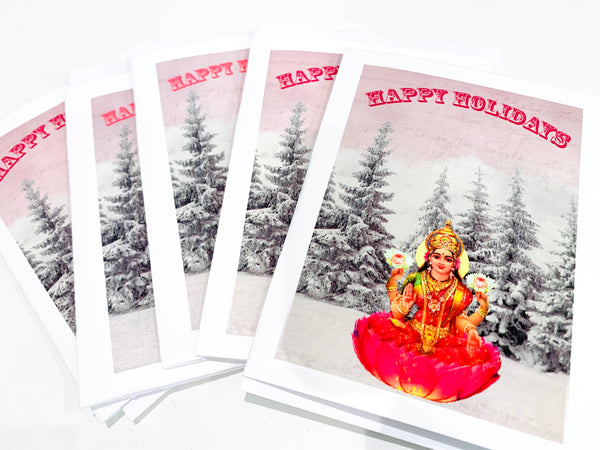 Namaste, Happy Holidays, Card Set