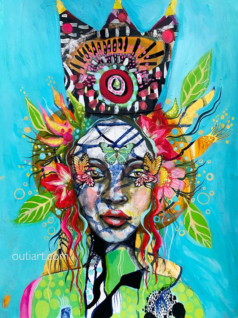 Queen of Summer, print