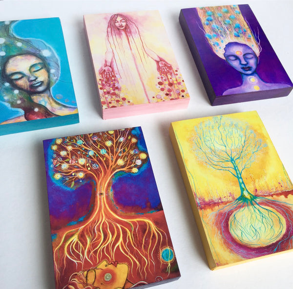 Vision of the Dream, small print on wood