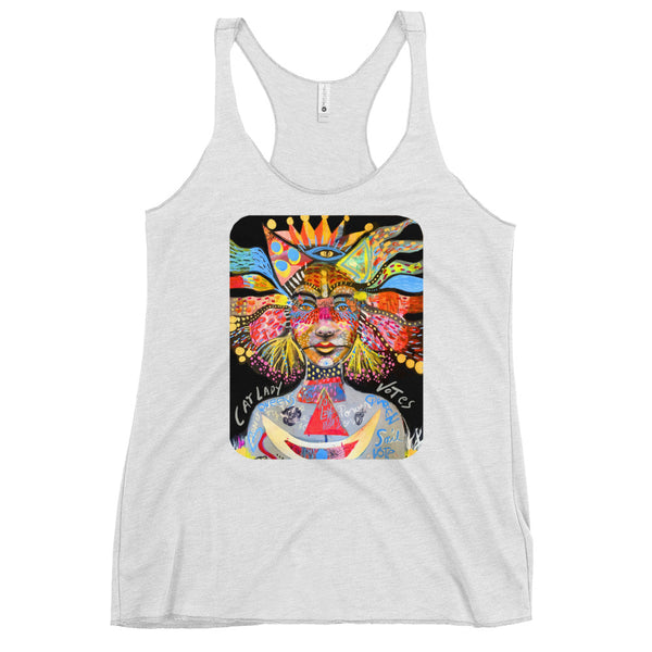 Cat Lady Votes, Racerback Tank