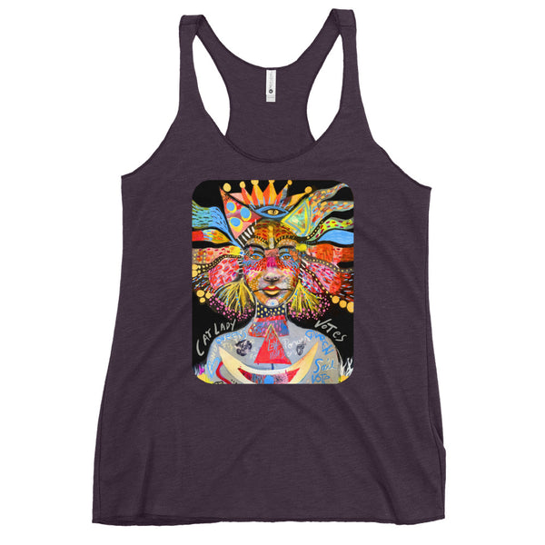 Cat Lady Votes, Racerback Tank