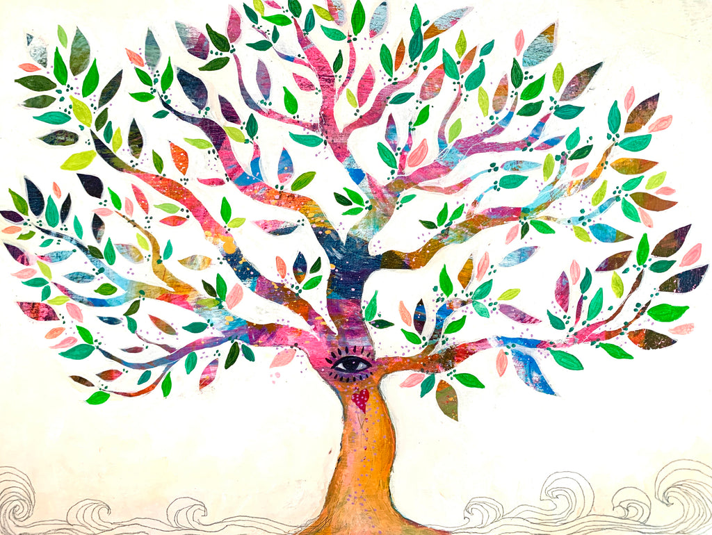 Vision Tree, original painting – outiart