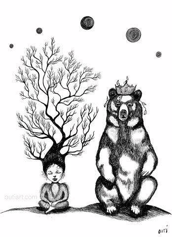 Day 8, Many Moons Ago, Print