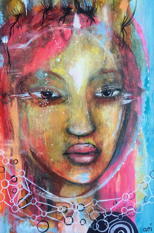 Queen of Resilient Light, original painting