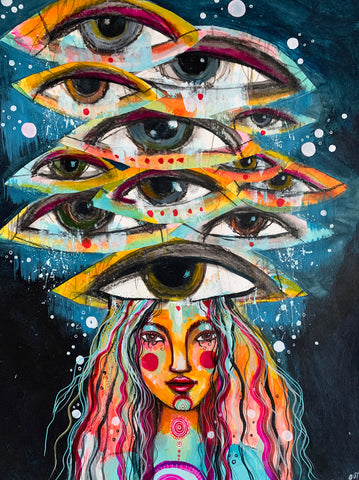 Eye Opener, original painting.