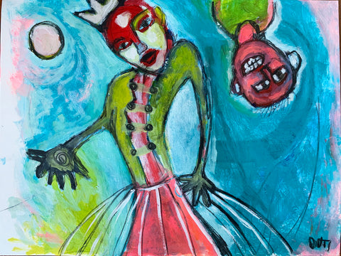 False King, original painting.