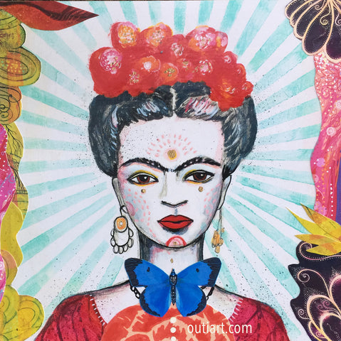 Frida remix 2, original collage