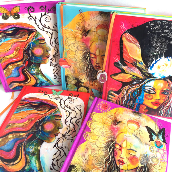 Sacred Now, hand-painted Journal