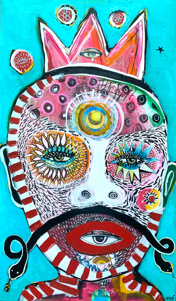 King of the Tribe,  Original Painting