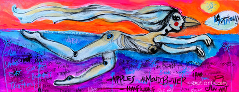 On My Way, original painting