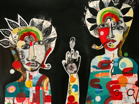 Parts of You in Me, original painting.