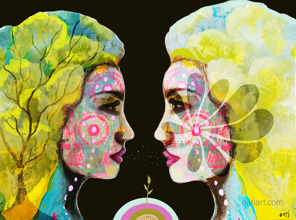 Day 11, Reflection, Print – outiart