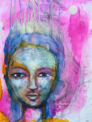 Seeker, original painting.