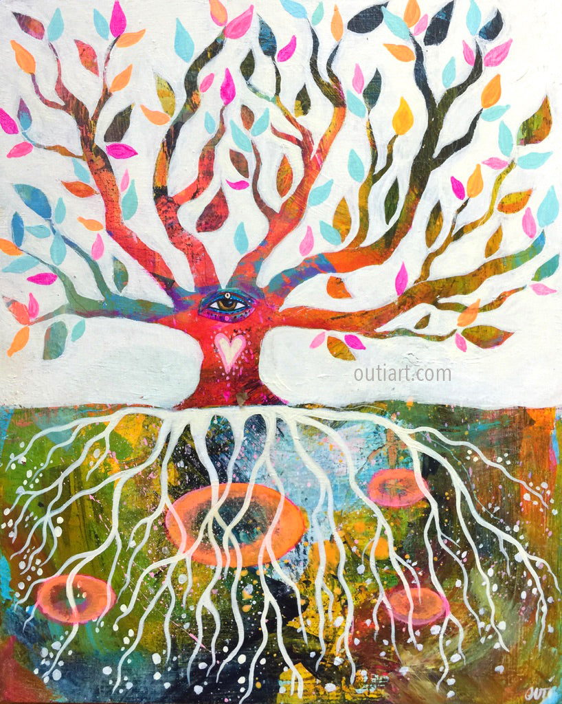 Tree of Love, original painting