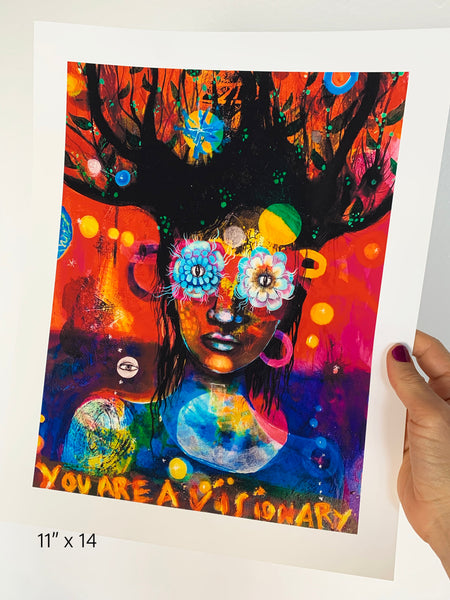 You Are a Visionary, print