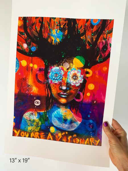 You Are a Visionary, print